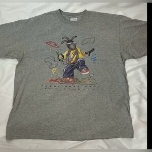 Vintage Joe. Mardi Gras 2001 New Orleans Graphic T-shirt Y2K Size XL